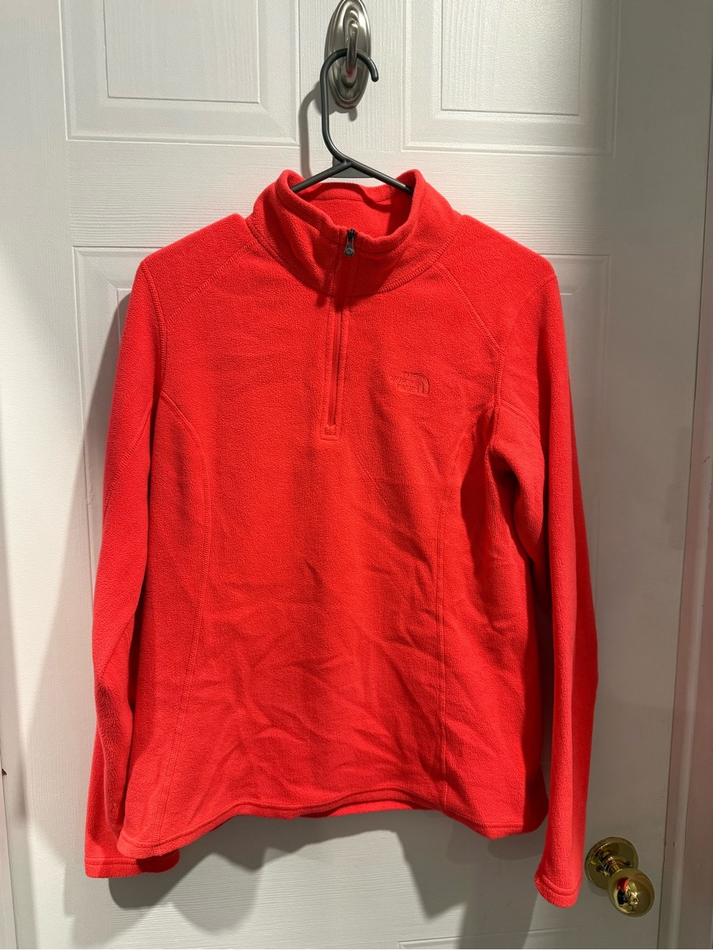 The North Face woman pink Half-Zip Fleece Pullover